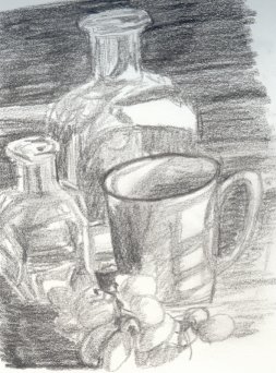 bottles, fruit, vintage